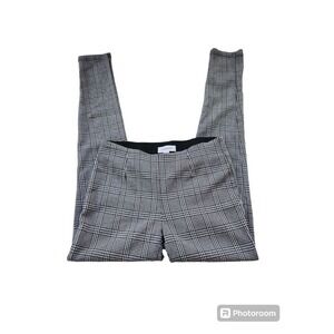 Calvin Klein Houndstooth Pull‎ On Pants Stretch Black White Womems Sz 2 Y2K